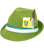 Oktoberfest Hoed Tiroler Groen