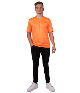 T-shirt Neon oranje | Maat M | Unisex