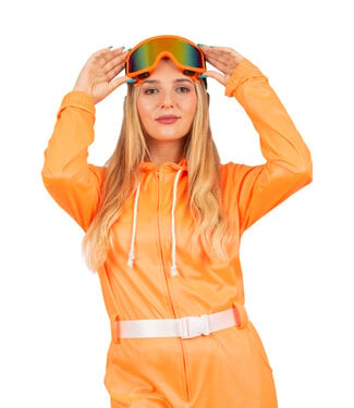 Skibril neon oranje