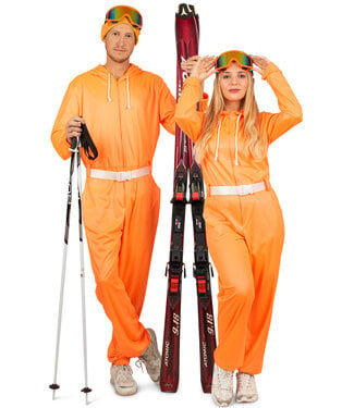 Ski-overall Neon oranje | Maat XL | Unisex