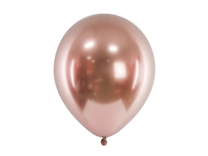 Chrome rosegouden ballonnen - 019R
