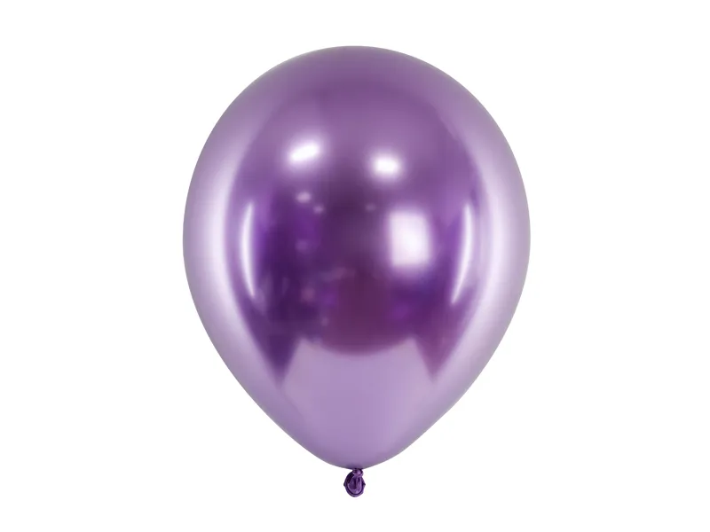 Chrome paarse ballonnen