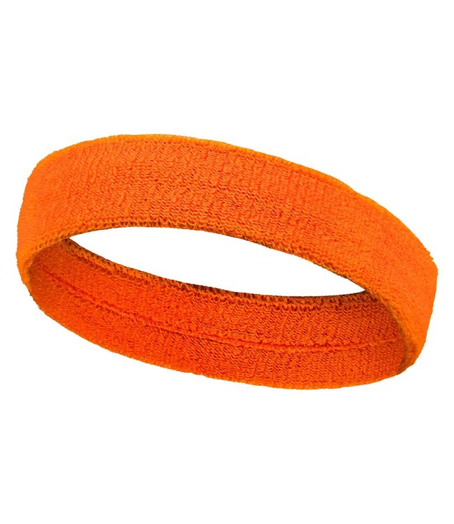 Hoofdband Neon oranje | 1 stuks | Zweetband