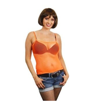 Haza Net damestopje fluor oranje | Onesize