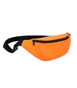 Heuptasje oranje pailletten