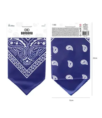 PartyPal Bandana navy blue | 54 x 54 cm
