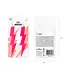 Oorbellen lightning pink | 12 cm
