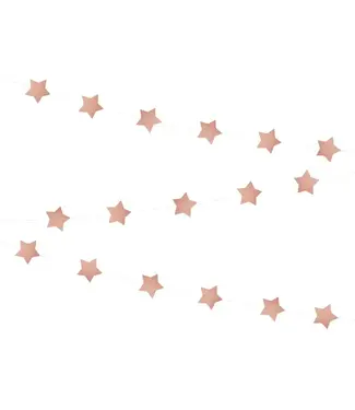 PartyPal Sterrenslinger rosegoud | 250 cm