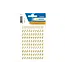 Stickers Getallen 0-9 Goud | 8mm 208 stuks