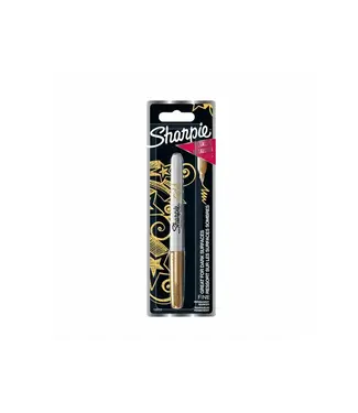 Feestdeco Viltstift Sharpie Fijne punt rond 0.9mm Metallic Goud