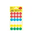 Etiketten rond Ø18mm assorti | 96 stuks
