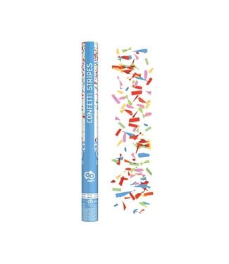 GoDan Confettikanon Stripes kleurrijk XXL | 60 cm