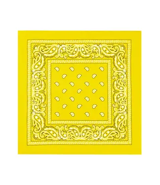 PartyPal Bandana geel | 54 x 54 cm