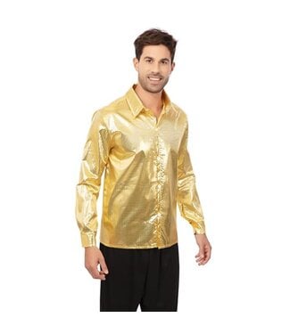 Fyasa Blouse goud metallic | Maat M/L