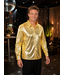 Blouse goud metallic | Maat M/L