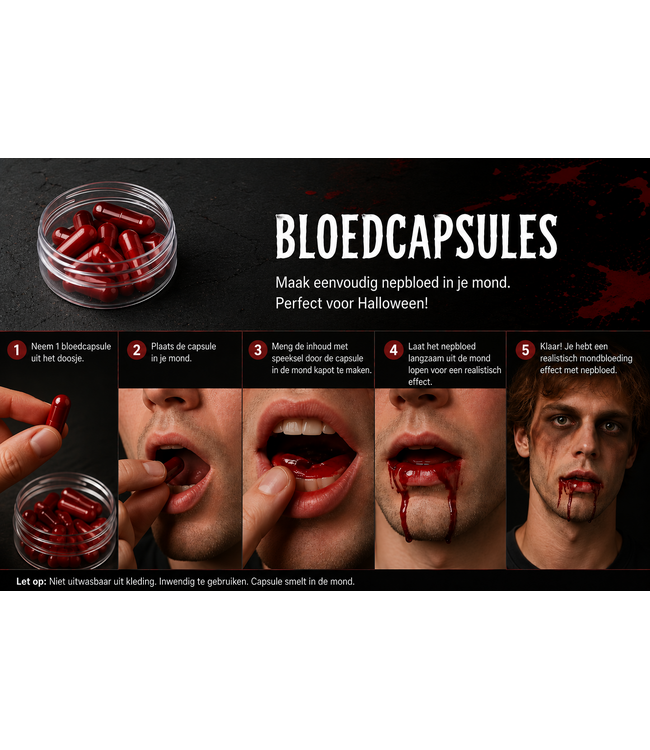 Bloedcapsules | 5 stuks