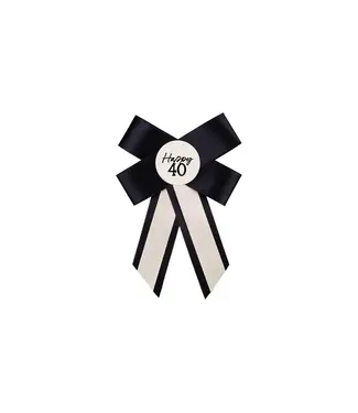 PartyDeco Strik broche Happy 40