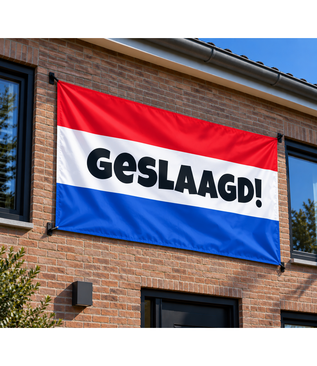 XXL vlag Geslaagd | 150 x 90 cm
