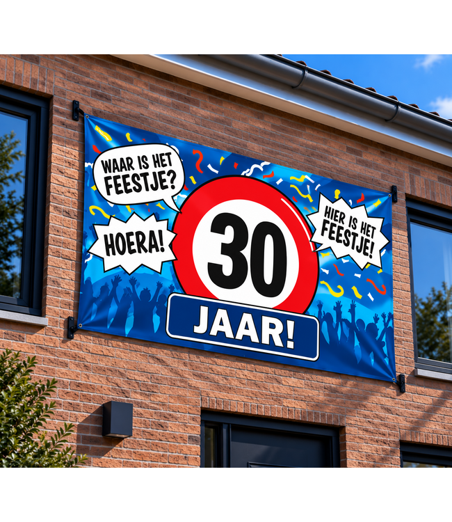 XXL vlag 30 jaar | 150 x 90 cm