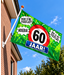 XXL vlag 60 jaar | 150 x 90 cm