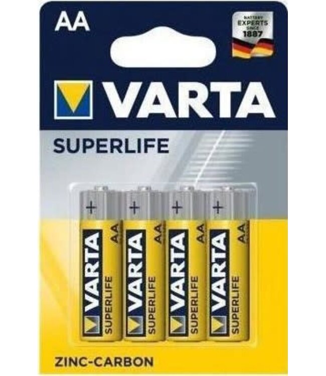 Varta Superlife batterijen 4x AA