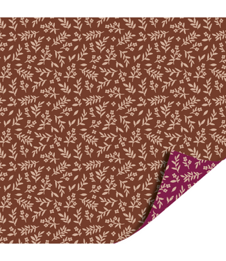 KP Cadeaupapier Luxury flowers | 70x200cm | Dubbelzijdig