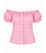 Tiroler Blouse| Roze/Wit | Maat 44-46