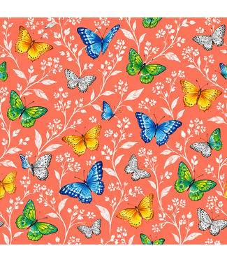 Brauns Cadeaupapier vlinders | 70 x 200cm