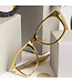 Feestbril metallic goud