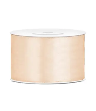 PartyDeco Satijnen lint Cream | 38mmx25m