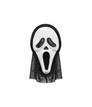 PartyDeco Scream masker Halloween 18x31cm