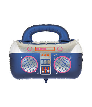 PartyDeco Folieballon Boombox |  98x70.5 cm