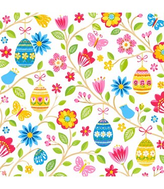Brauns Cadeaupapier lente & pasen | 70cm x 2m