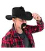 Cowboy hoed zwart | 54cm