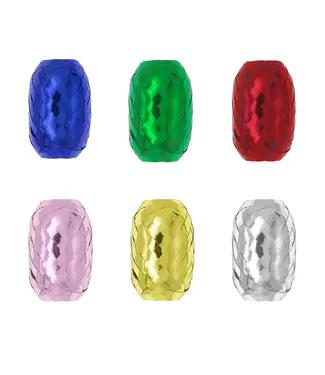 PartyPal Cadeaulint rolletjes metallic | 6 stuks