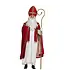 Kostuum Sinterklaas | Maat L/XL | Mijter, stola, mantel met kraag, habijt