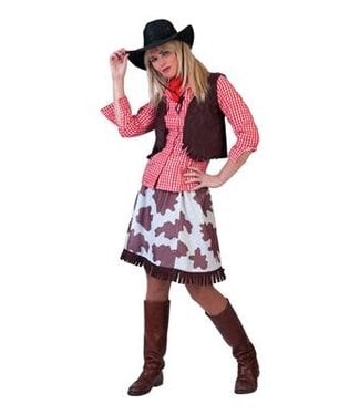 Cowgirl Carla | Maat 38-40 | Rok en vest