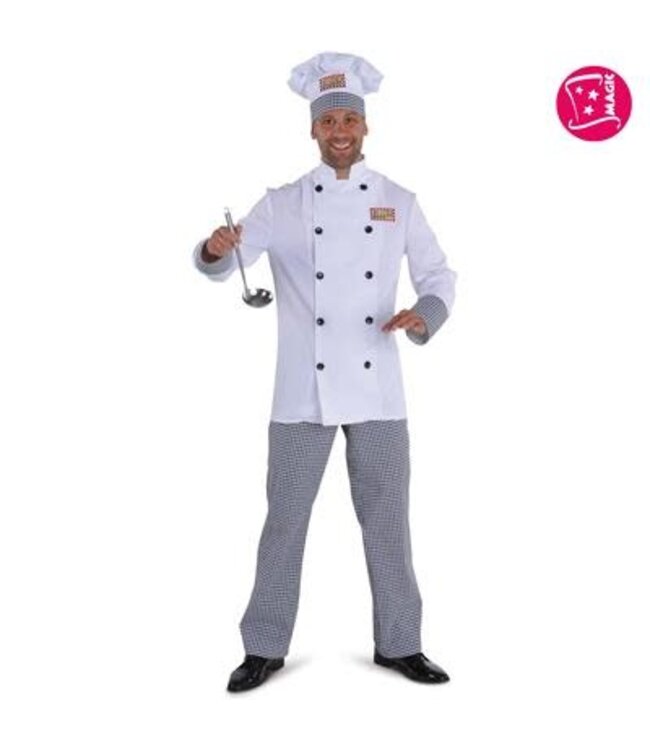 Chef Charlie | Maat XXL | Broek, vest, muts