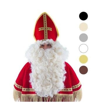 Pruik en baard Sinterklaas
