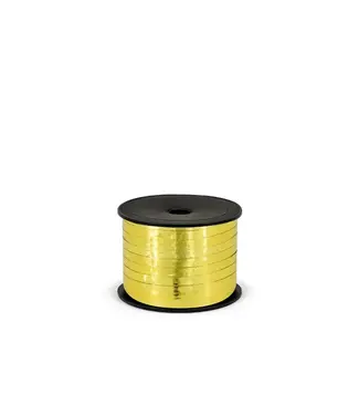 PartyDeco Cadeaulint metallic goud | 5mmx25m