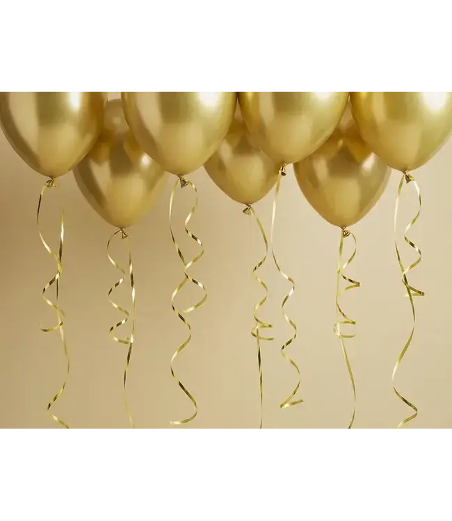 Cadeaulint metallic goud | 5mmx25m