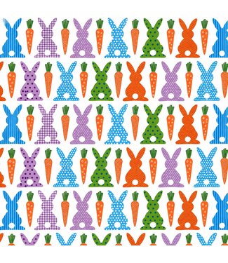 Brauns Cadeaupapier haasjes | 70cmx2m