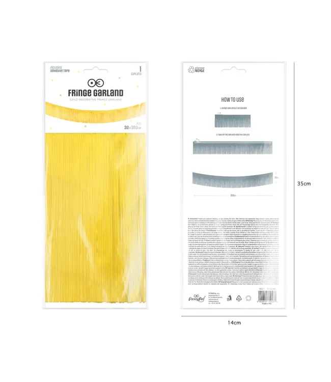 Fringeslinger Goud | 3 meter