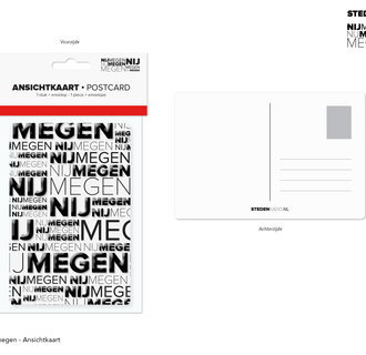 ANSICHTKAART + ENVELOP NIJMEGEN