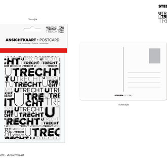 ANSICHTKAART + ENVELOP UTRECHT