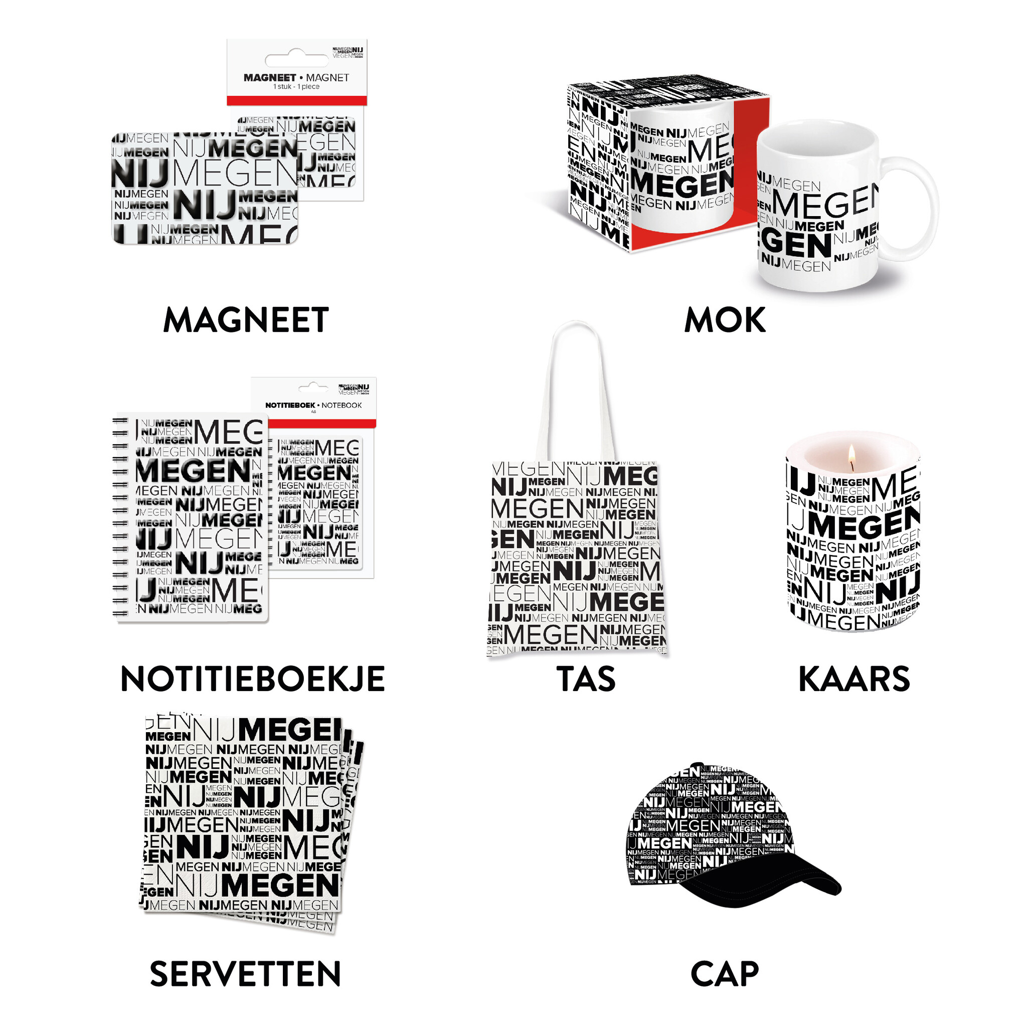 NIJMEGEN CADEAUPAKKET SOUVENIR StedenKado.nl