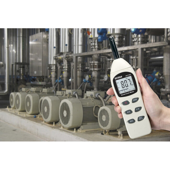 EXTECH 407730: Digitale Geluid Niveau Meter