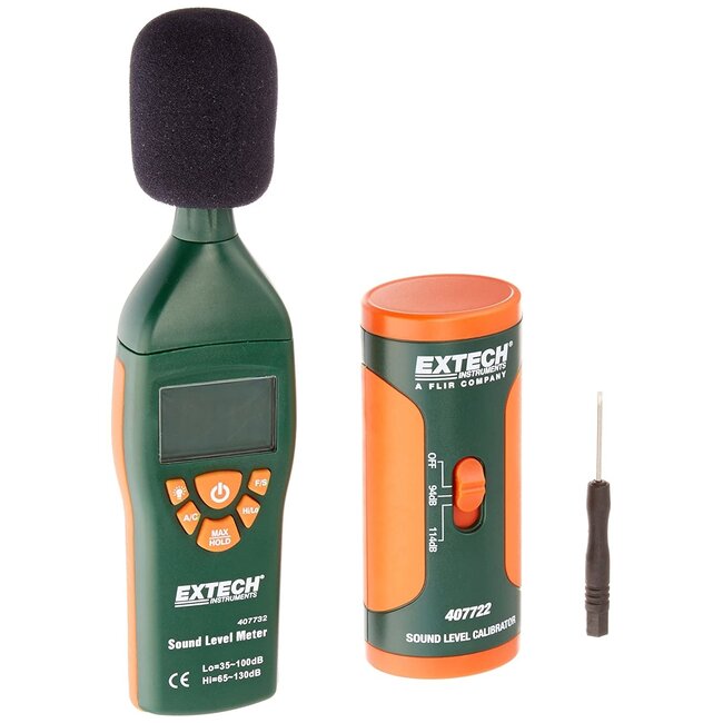 EXTECH 407732-KIT: Type 2 Geluid Meter Kit
