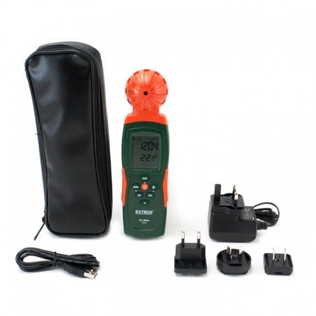 EXTECH CO240: Binnenluchtkwaliteit, kooldioxide (CO2) meter
