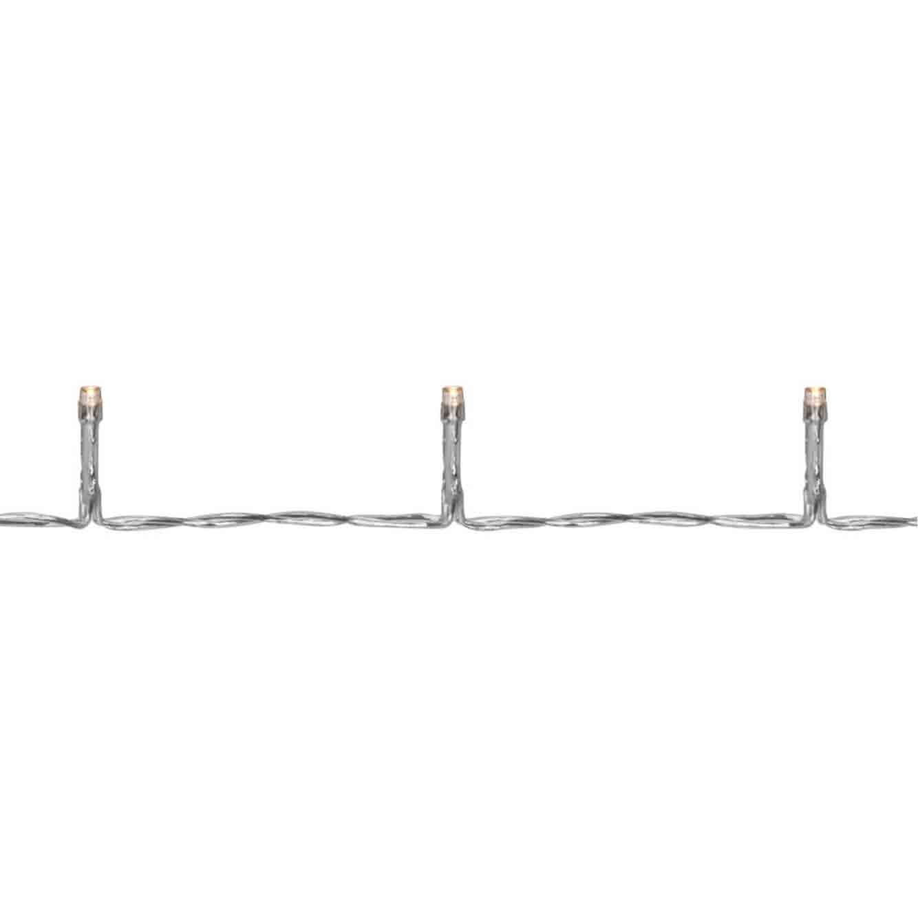 Kerstverlichting transparant snoer | 40 LED lampjes | warm wit | 3 meter